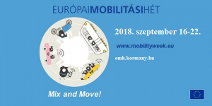 Szeptember 16-22 között zajlik az Európai Mobilitási Hét